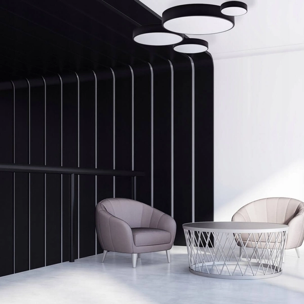 Sufitowa lampa salonowa 137623622037 czarna z sensorem