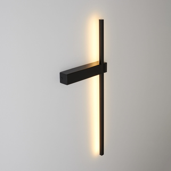 Salonowa lampa ścienna SOUL SP-MD1022S-BLACK LED 9W 3000K stick czarna