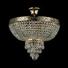 Pałacowa LAMPA plafon PALACE DIA890-CL-05-G Maytoni sufitowa OPRAWA kryształowa plafoniera ampla glamour mosiądz