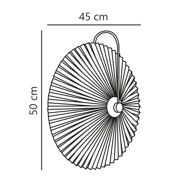 Dekoracyjna lampa ścienna NADIA 2412071001 do sypialni biała