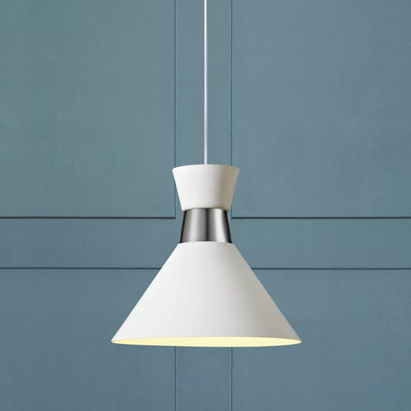 Wisząca lampa skandynawska WAIST 106801 Markslojd stożkowa biała