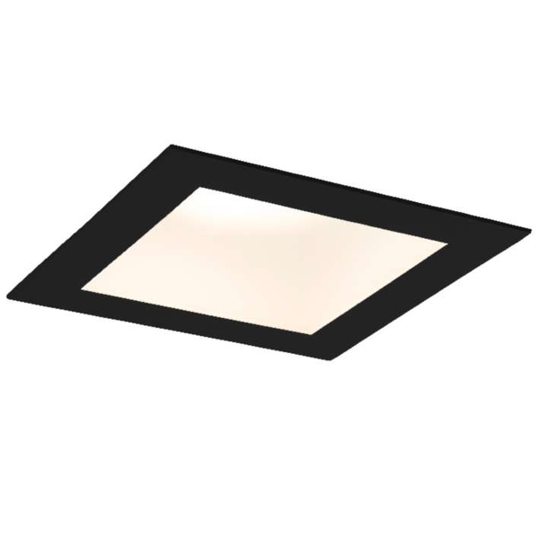 Wpust LAMPA sufitowa TOTTORI IL 3367 Shilo kwadratowa OPRAWA podtynkowa LED 10W 3000K czarna glenn