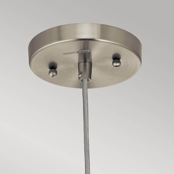 Lampa wisząca nad wyspę Riviera KL-RIVIERA-P-A retro szklana nikiel