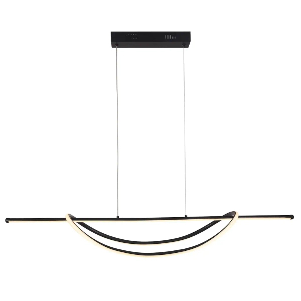 Metalowa lampa wisząca AMBAR ML1584 LED 35W 4000K czarna