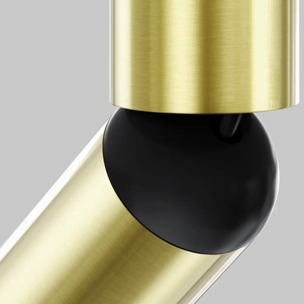 Obrotowa lampa sufitowa Focus T C142CL-6W3K-BS LED 6W 3000K mosiądz