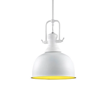 Metalowa kopuła wisząca Laredo MA04431CA-001 Italux do salonu biały