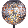 Lampka zewnętrzna Solar 33743 Globo LED 0,06W 3000K kula ball IP44 srebrna