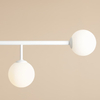 Lampa sufitowa molekuły Dione 1092PL_L Aldex do kuchni kulki biała