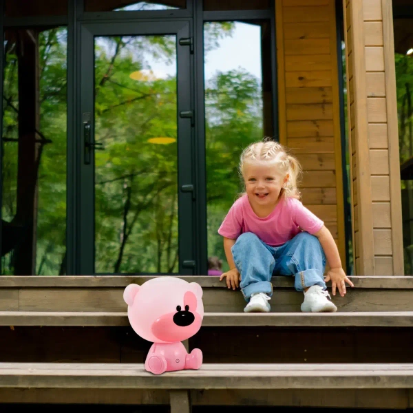 Dotykowa nocna lampka Bibi 327185 LED 2,5W USB dekoracyjna różowa