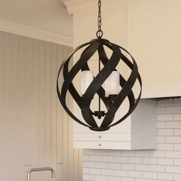 Ogrodowa lampa wisząca Blacksmith QN-BLACKSMITH-4P-OBK IP44 czarny