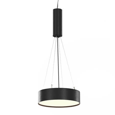 Nasufitowa lampa Zon C032CL-24W3K-RD-B Maytoni LED 24W 3000K okrąg czarna