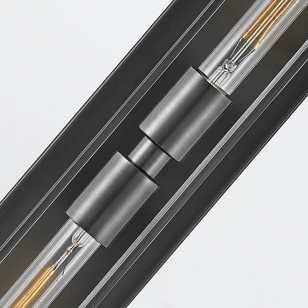 Lampa ścienna góra-dół Henri QN-HENRI-WB2-BX szklany IP44 czarny