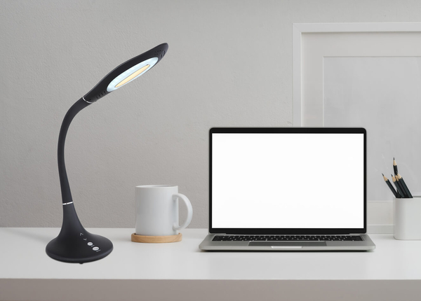 Lampa biurkowa Pattaya 58271B lampka flexo LED 10W CCT czarna