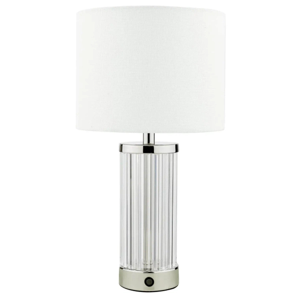 Stołowa lampa ładowana Enrico ENR4138 LED 2,4W 3000K ze ściemniaczem nikiel