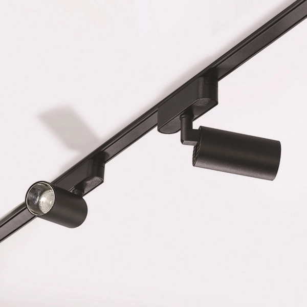 Lampa do systemu szynowego sufitowa reflektor Niko AZ5286 7W 1-faz czarna