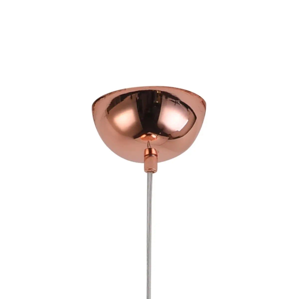 Wisząca lampa nad stół Glam MP-1239-380 Step do jadalni kula miedziana