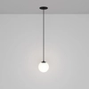 Zwisowa lampa ball Luna P039PL-5W4K-10INS-B Maytoni LED 5W 4000K biała czarna