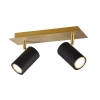Lampa sufitowa z regulacją MARLEY 802400280 czarna złota 2xGU10