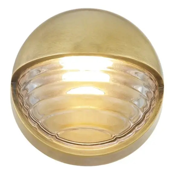 Modernistyczna lampa ścienna Palais QN-PALAIS-WS-VBS LED 9W 3000K mosiądz