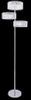 Podłogowa lampa abażurowa DRS8006/3F WH NET chrom