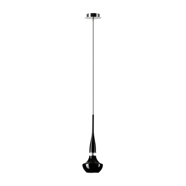 Zwisowa lampa nad wyspę Tasos AZ0719 metalowa czarna