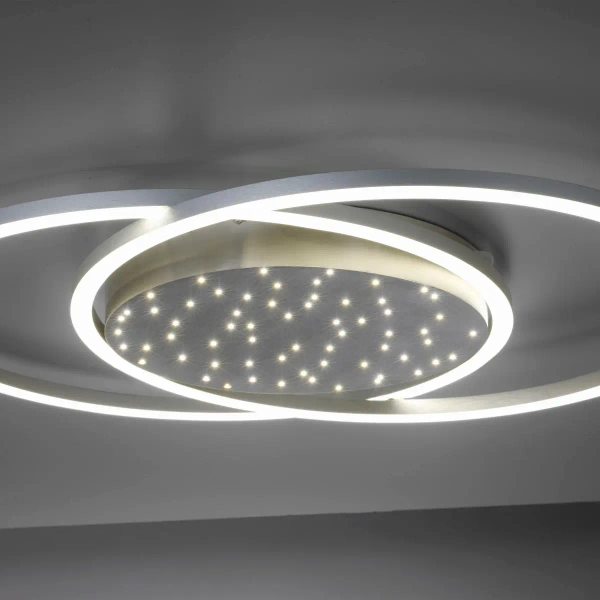 Lampa sufitowa z regulacją barwy YUKI biała 6025-55 3xLED 48W 2700-5000K CCT