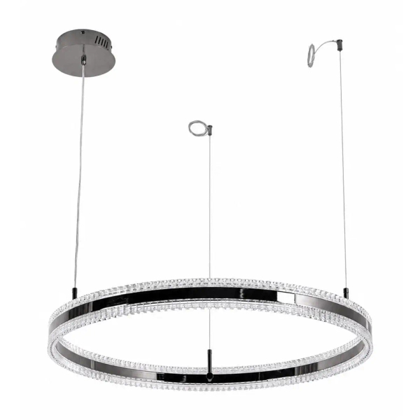 Pierścieniowa lampa wisząca ARKADIA ST-6376-80 1xLED 40W 3000K crystals