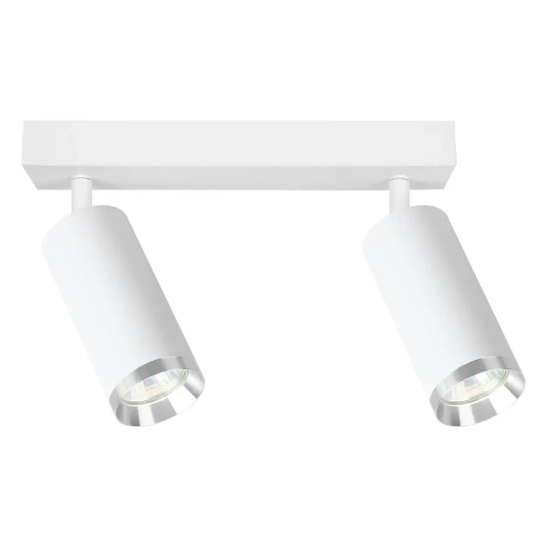 Salonowa lampa sufitowa Mica Spot ML2097 tubka cylinder biały