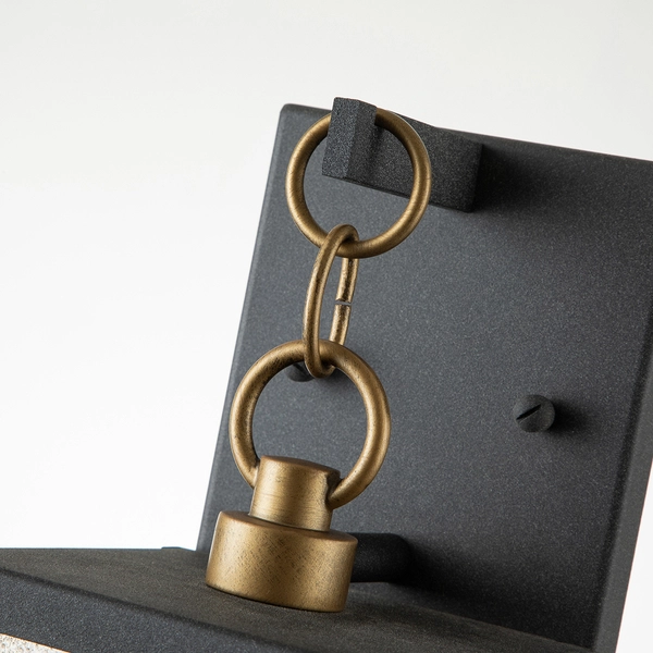 Klasyczna lampa elewacyjna QN-LAHDEN2-S-WZC IP44 czarna