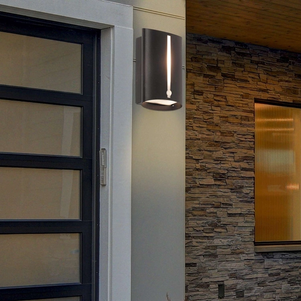 Elewacyjna LAMPA ścienna BALTIMORE 8731 Rabalux zewnętrzna OPRAWA z czujnikiem ruchu IP44 czarna matowa