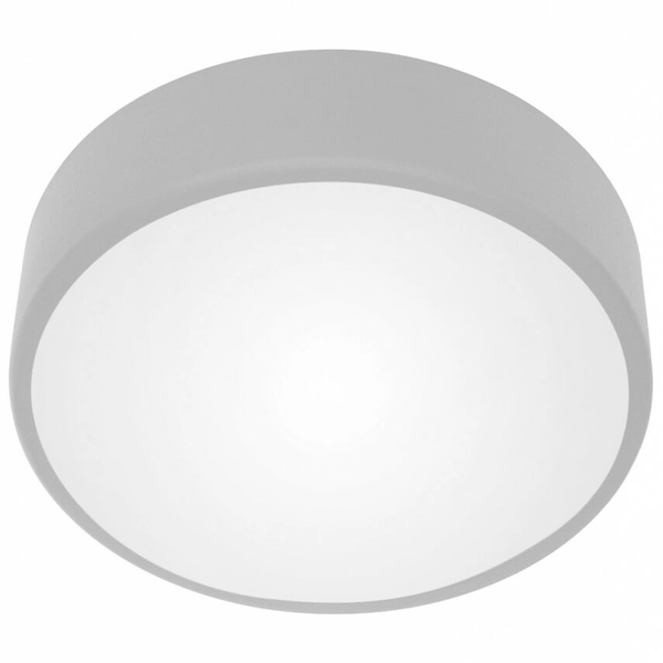 Minimalistyczna lampa sufitowa Cleo 137623689832 Team okrągła szara
