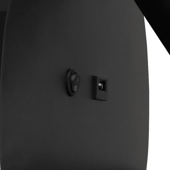 Loftowy downlight ścienny Mobi 4189 Ideus spot do sypialni czarny