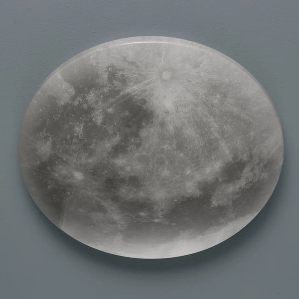 Kinkiet ścienny Lunar 627514000 Trio LED 22W 3000K moon księżyc biały