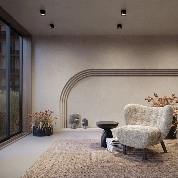 Sufitowa lampa Planet C009CW-L12B4K Maytoni LED 12W 4000K tuba punktowa czarna