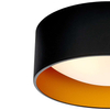 Plafon LAMPA sufitowa VERO 30443201 Kaspa okrągła OPRAWA natynkowa czarna