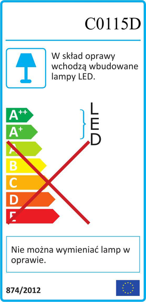 Plafon LAMPA sufitowa ORGANIC C0115D Maxlight okrągła OPRAWA metalowa LED 33W 3000K sople tuby chrom