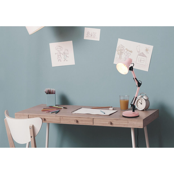 Lampka biurkowa Cosmo K-MT-COSMO RÓŻOWY Kaja pastelowa metalowa różowa
