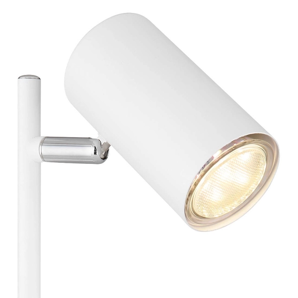 Regulowana lampa biurkowa ROBBY 57910TW stojąca LAMPA do gabinetu biała
