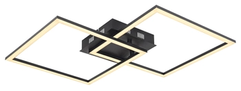 Przysufitowa lampa Tiny 67246-36 ramki LED 36W czarne