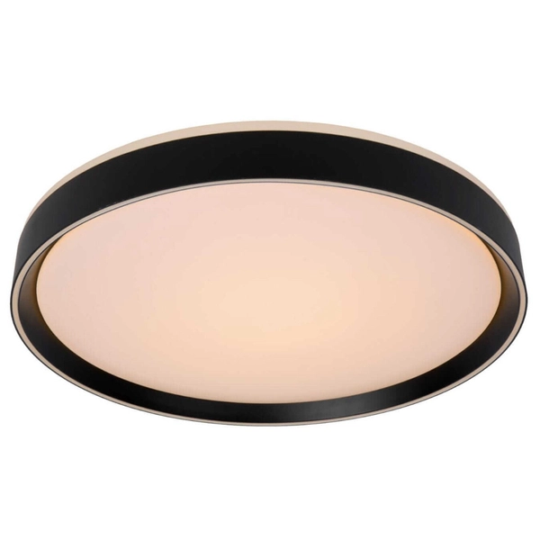 LAMPA sufitowa NURIA 79182/36/30 Lucide plafoniera OPRAWA okrągła natynkowa LED 36W 2700K plafon czarny