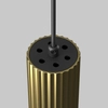 Ścienna lampa Calipso P106PL-01-GU10-BS metalowa tubka mosiądz