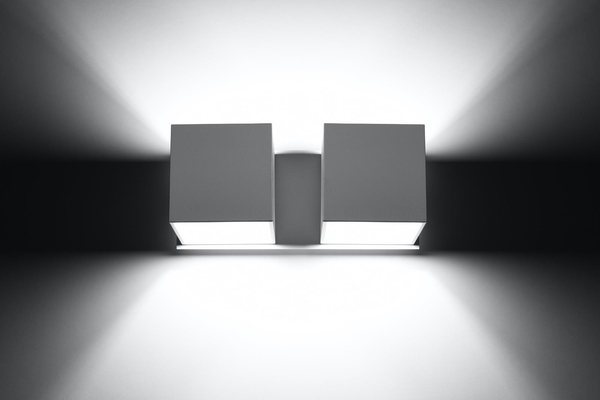 Kinkiet LAMPA ścienna SL.0656 loftowa OPRAWA metalowe kostki cubes białe