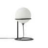 Stolikowa lampa okrągła Wilson 2412575003 biała czarna
