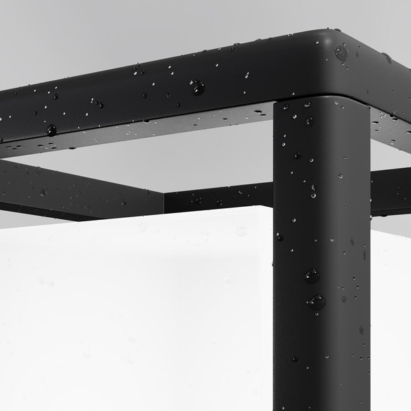 Ogrodowa lampa stojąca Trim O455FL-01GF1 Maytoni IP65 loftowa grafitowa