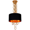 Lampa wisząca Kate AZ2678 Azzardo pierścienie czarna złota