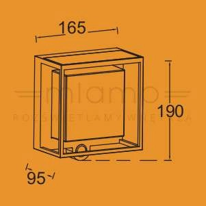 Solarna LAMPA elewacyjna CURTIS 6934601118 Lutec elewacyjna OPRAWA klatka LED 3W 3000K outdoor IP54 szary