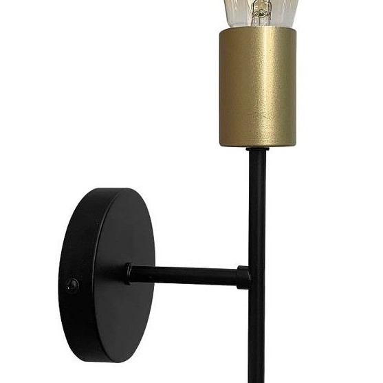 Kinkiet ścienny retro CRESPILO 21-01252 wysięgnik metalowy czarny