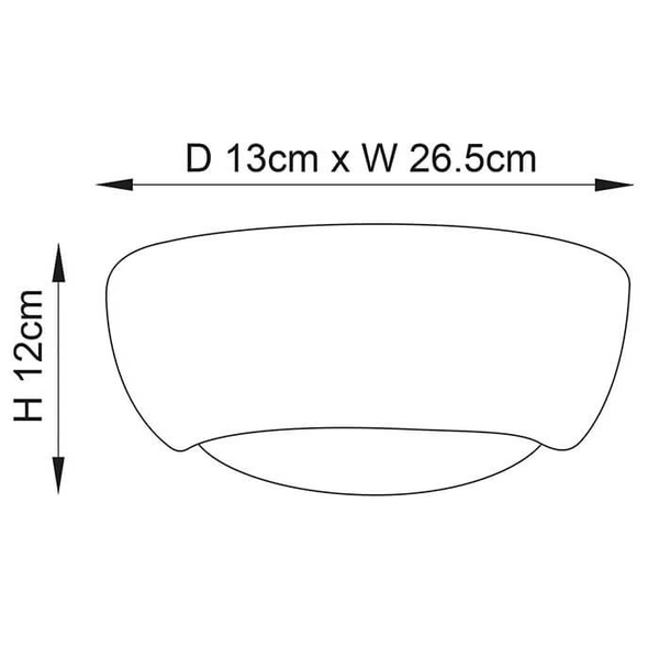 Kinkiet ścienny na przedpokój Eton UG-WB-X biały przezroczysty