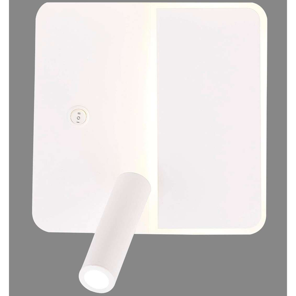Lampa ścienna z regulacją ALMA 22-75994 LED 9W 4000K kwadratowy biały