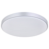 Nowoczesna LAMPA sufitowa SONNY 41586-18 Globo okrągły plafon LED 18W 3000K - 6000K z pilotem srebrny